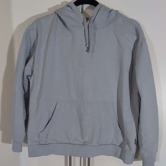 RVCA  Pullover Women's Hoodie Size Small Light Blue - Picture 1 of 9